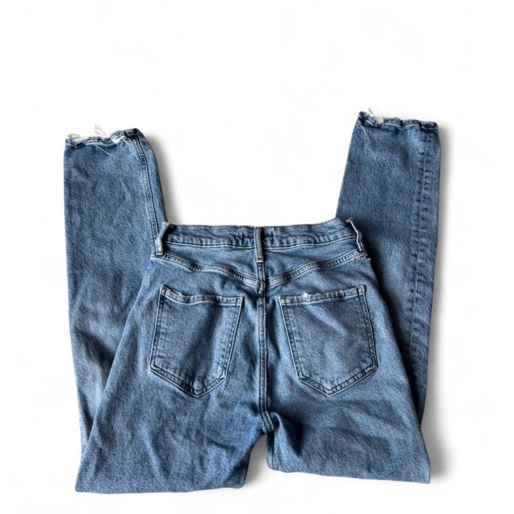 Agolde Distressed Straight Leg Jeans